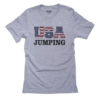 Jumping - Olimpijske igre - Rio - zastava Muška siva majica