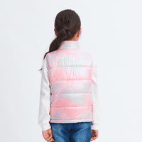 Djevojke Puffer prsluk Dječja zimska jakna Lagana odjeća sa džepovima Rainbow 3- godine