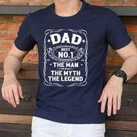 PorodicaLoveshop llc Čovjek mit mit legendu majica, muška majica, najbolji tata ikad, očeva dana košulja