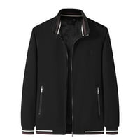 Kali_store jakne muškarci casual zimski jakne za muškarce muškarci modni casual labav odjeća jakna crna, s