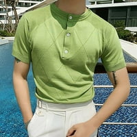 Muška majica s dugim rukavima 鈥檚 majica s kratkim rukavima Vintage Stripe rever ovratnika Cvjetna košulja bluza Plaid majica sa kapuljačom