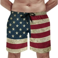 Muške vintage-američke-američke kratke hlače za suhe ploče s mrežnim oblogom kupaćim kostimima poklon s-3xl