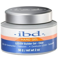 IBD tvrdi gel, LED UV Gel Builder - Clear 56G gel za izgradnju i ojačan gel za tvrde, jake nokte, proširenja