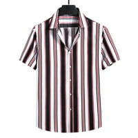 Muška modna bluza Vrh patrioty stil Print Hawaii Ljeto Okrenite košulju ogrlice muške proljeće Jednostruke