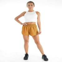 Ženske brzo suhe vježbanje trčanja kratke hlače Atletski sportski šorc sa džepom sa zatvaračem