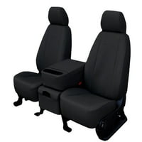 Calrend prednje kante FAU kožne poklopce sjedala za 2012 - Toyota Tacoma - TY475-01L Crni umetak i obloži