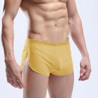Cacomomrk PI muške kratke hlače muške donje rublje seksi hlače, okrugle hlače u tri točke kuće svilenkaste