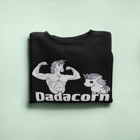 Tata + jednorog = Dadacorn dukserica Muškarci -Mage by Shutterstock, muški 5x-veliki