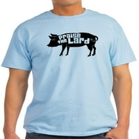 Cafepress - Hvalite s jard, svinjom šaljivom majicom - lagana majica - CP