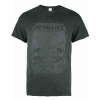 Pojačana muška majica Crna Album Metallica