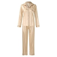 KETYYH-CHN PAJAMAS za žene Ženska noćna odjeća Ženska modna pidžama Štampanje setovi dugih rukava za spavanje noćne odjeće Soft Sets