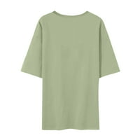 Muški ljetni Valentinovo tiskali su nekoliko majica s kratkim rukavima za muškarce i žene mint zelene