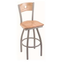 Holland Bar Stool CO Voltaire in. Extra visoka okretna stolica za okretnu baru sa drvenim sjedalom