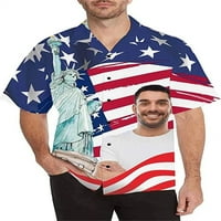 Custom Face Havajska majica Američki san Muška košulja za tiskane kratke rukave S-5XL