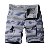 Mens Solid Boja Lično dizajn Jednostavno pamučno modno čvrste kratke hlače Ukupne hlače Labave tanke