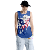 4. jula Grafički teretana Ternca Torp Američki zastava USA Zastava 4. srpnja Eagle Majice MENS CENSE CENSE TOP-a bez rukava