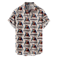 4. jula muška havajska majica USA Nacionalna zastava Košulja Grafički 3D košulja 3D Print Rad Kratki