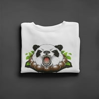 Vrisak panda Dizajn lica dukserice Muškarci -Image by Shutterstock, muški xx-veliki