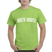 Normalno je dosadno - muške majice kratki rukav, do muškaraca veličine 5xl - Sjeverna Dakota