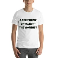 3xl Simfonijska talenta - violinistički zabavni stil kratkih rukava majica s nedefiniranim poklonima