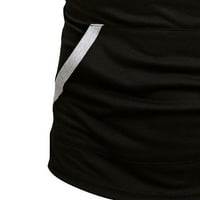 Muški fitness mišići Sports Prozračni kontrastni krov džepni kapuljač s kapuljačom s kapuljačom Termpere