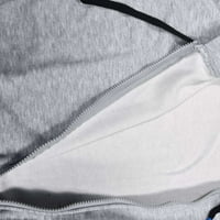 Zip up dukseve za muškarce, dukseri za muškarce, jednosenski zimski casual labavi džemperi dugih rukava Trackions Dukserice Sportske odjeće sa džepovima Veličina čišćenja u UK veličini 8-18