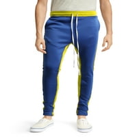 Šešir i izvan muških premium prugastih pantalona Slim Fit dvotonski jogger hlače