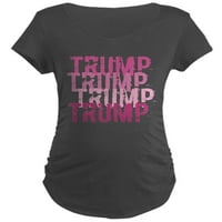 Cafepress - Pink Trump Materin majica - Majčinska majica tamne majice