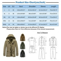 Muški jesen i zimski jakni kaput casual stand up toplota plus baršunaste pamučne džepne jakne