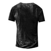 Muška majica Muška majica Majice Grafički tekst Crni Vojni zeleni bazen Tamno siva 3D štamparija Street