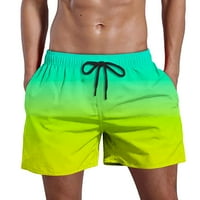 CLLIOS MENS plaže kratke hlače Ležerne prilike modne gradijentne kratke hlače sa džepovima Elastična struka na plaži