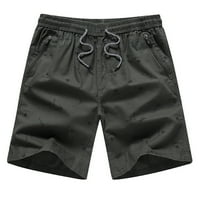 Muški džepni patent zatvarač modni kratke hlače Muškarci Ljetni jogger Sportske kratke hlače Elastična struka čipka