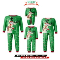 Gueuusu božićne pidžame za obiteljsko zeleno