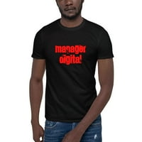 2xl Manager Digital Cali stil kratkih rukava pamučna majica u nedefiniranim poklonima