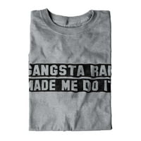 Hip hop majica kratkih rukava Tees Thirts Gangsta Rap učinila me to zabavnim reperu poklon