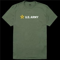 Brza dominacija RS2-A35-Olv-američka vojska opuštena grafička majica - maslina - srednja