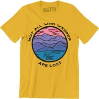 Nisu svi koji lutaju izgubljeni slogan Kamp Mountain Muškarci Citiraju majicu