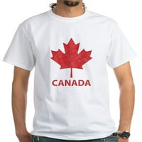 Cafepress - Vintage Canada Bijela majica - Muške klasične majice