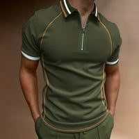 FVWitlyh Golf polos za muškarce bez golf košulja bez suhog boja Blok prozračne meke casual svakodnevne majice