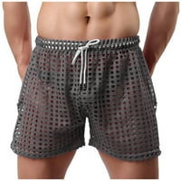 Fragarn Boxer kratka modna donje rublje Muška labava seksi mreža izdužene hlače Muške smiješne mreže