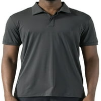 Glonme Men Polo majica kratki rukav ljetni vrhovi rever za majice Sport Comfy bluza Atletski dugme Tee White 3xl
