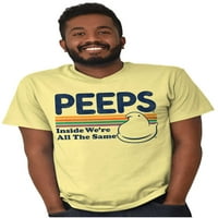 Vintage Peeps Chick Candy isti unutar muške grafičke majice Tees Brisco Marke 3x