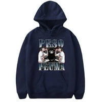 Peso Pluma Reperper Merch Hiphop Hoodie unise casual pulover s dugim rukavima
