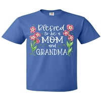 Inktastična blagoslovljena je majica mama i bake ružičaste cvijeće