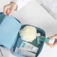 Vanjske vodootporne pranje žene kozmetička torba Organizator toaletnog torbica za šminku mornarsko plava