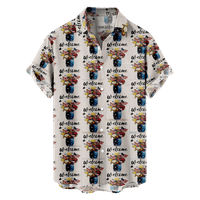 4. jula muška havajska majica USA Nacionalna zastava T majice Grafički print Košulja 3D Ispis Svakodnevna