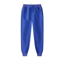 Plave teretne hlače muškarci i žene jesen i zimsko slobodno vrijeme hlače sa čvrstim bojama pantalone