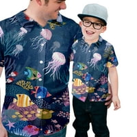 Okeanska majica, majice za muškarce 3D print T majice MAN pokloni Unizno manjice