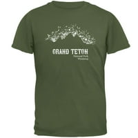 Nacionalni parkovi Grand Teton planina Splatter muns majica