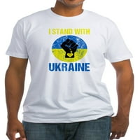 Cafepress - Podrška Ukrajini I stajam sa ukrajinom P majicom - ugrađena majica, vintage fit meko pamučni tee